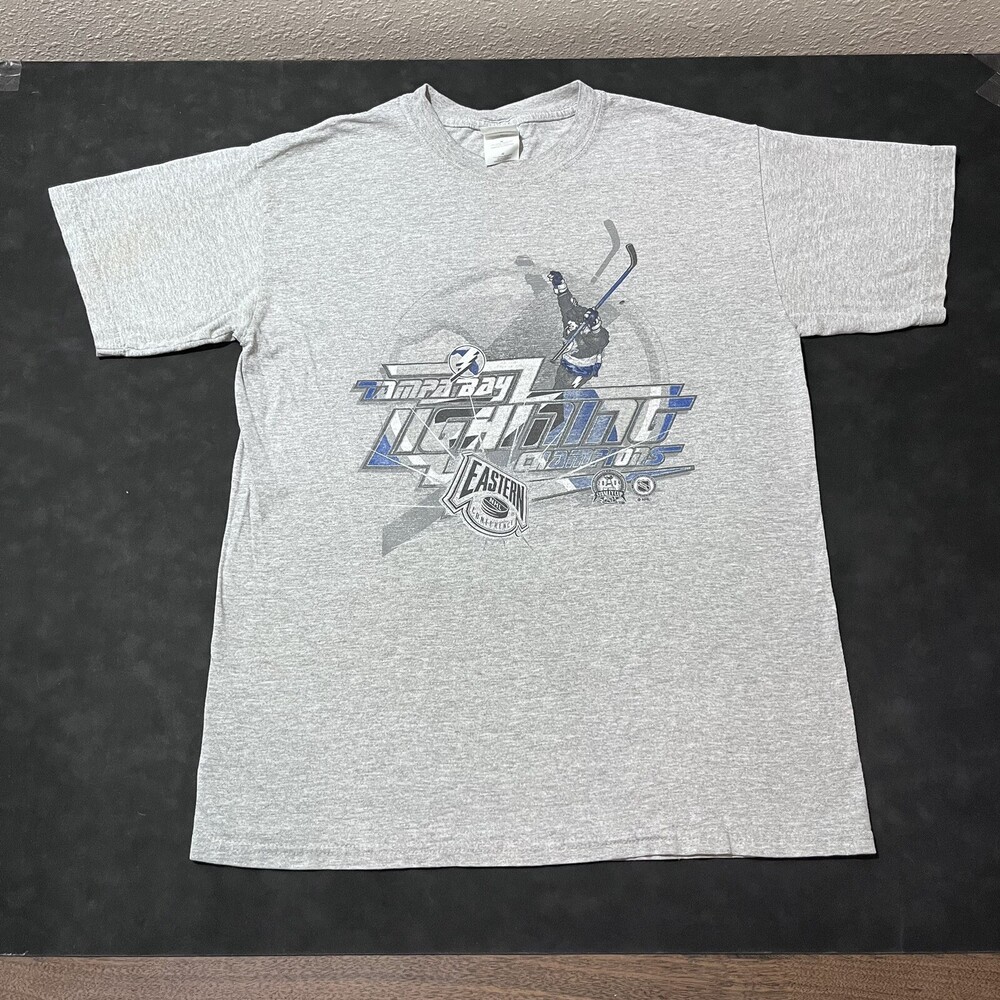Tampa Bay Lightning Shirt Vintage Hockey NHL Nutmeg Stanley Cup Trophy Champion